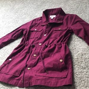 Burgundy jacket